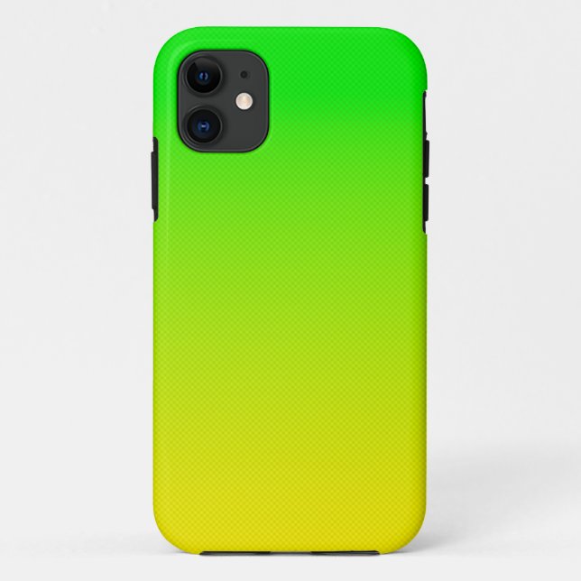 Green and yellow neon gradient Case-Mate iPhone case (Back)