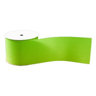 Green and yellow neon gradient grosgrain ribbon