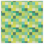 Green and Yellow Pixelated Pattern | Gamer Fabric