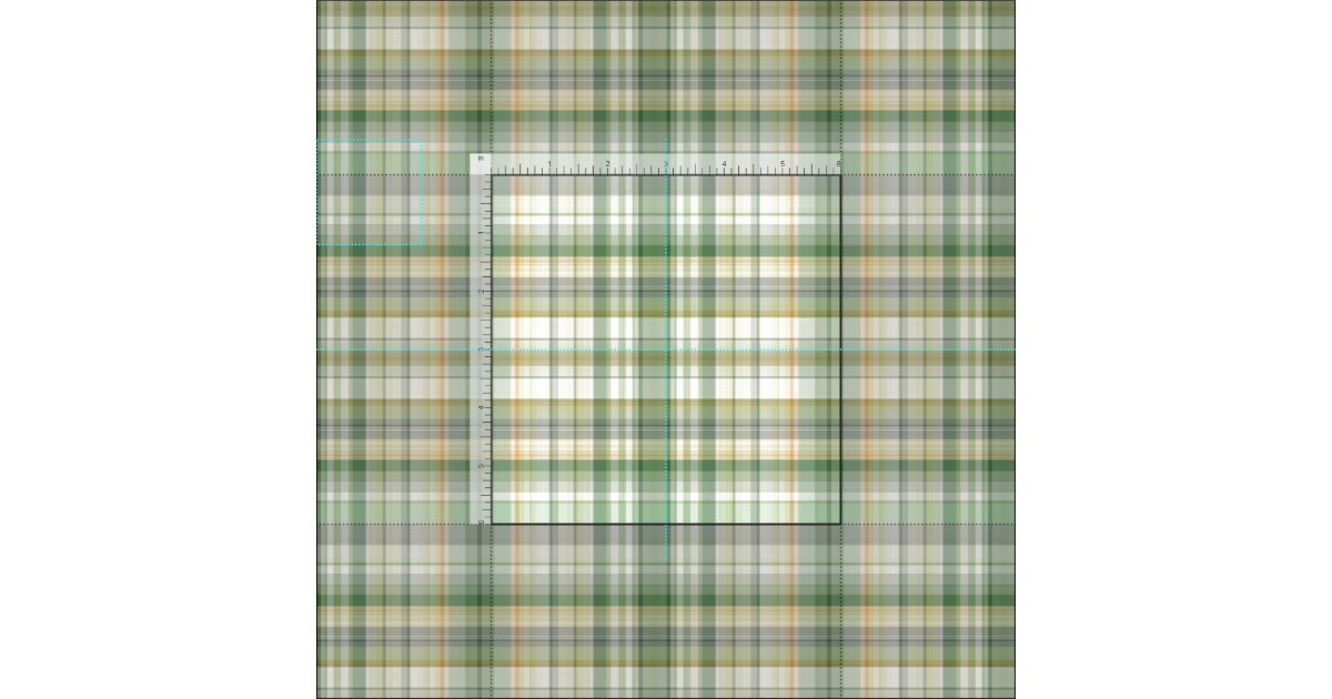 Green and yellow plaid fabric Zazzle