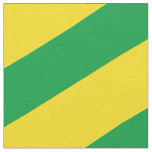 Green and yellow striped pattern fabric