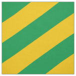 Green and yellow striped pattern fabric