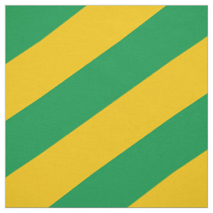 Green and yellow striped pattern fabric