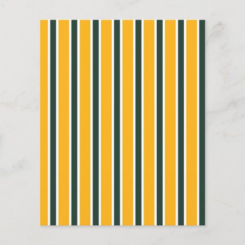 Green and Yellow Striped Scrapbook Paper