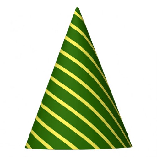 Green and Yellow Tractor Theme Birthday Party Hat