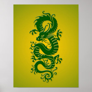 tribal chinese dragon designs