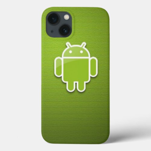 Green Android iPhone 13 Case