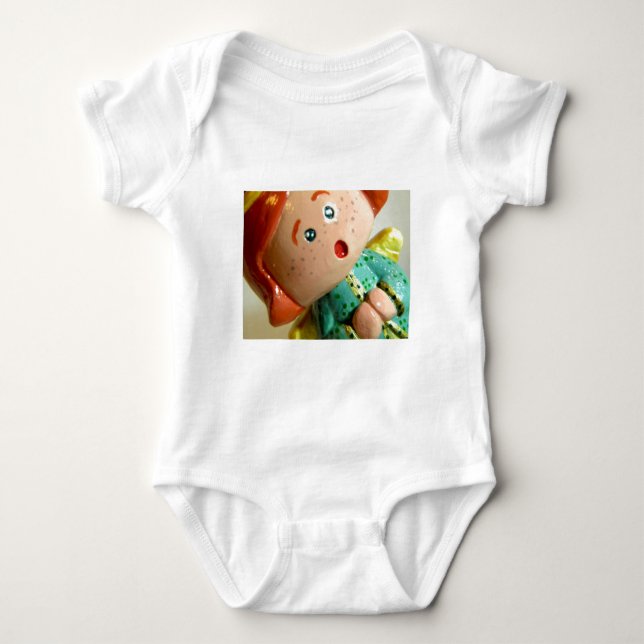 Green Angel I Baby Bodysuit (Front)