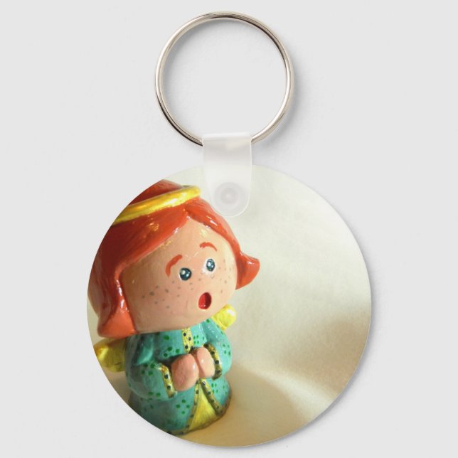 Green Angel II Keychain (Front)
