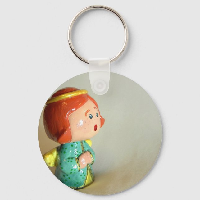 Green Angel III Keychain (Front)