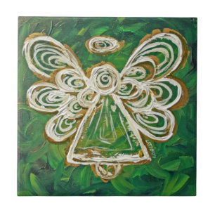 Green Angel Tile Gift