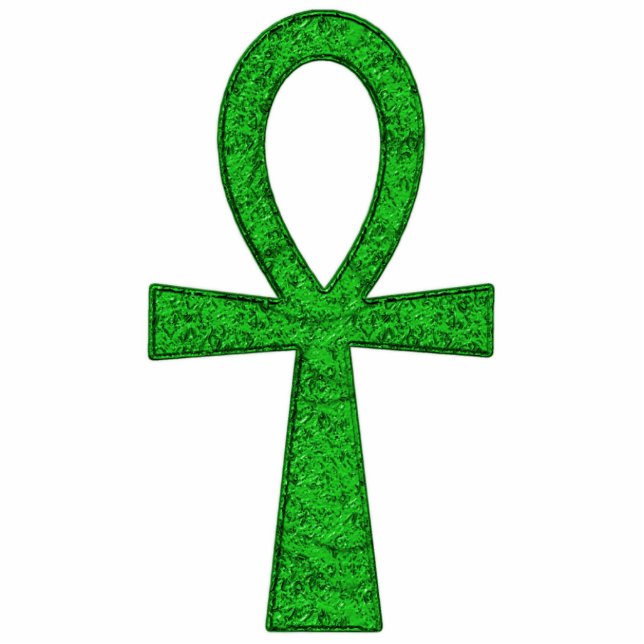 Green Ankh Statuette (Front)