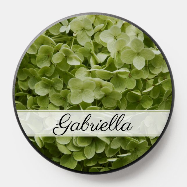 Green Annabelle Hydrangea Flower PopSocket (Popsocket)