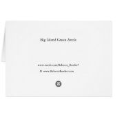 Green Anole Cards (Back Horizontal)