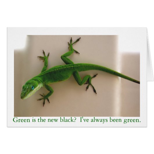 Green Anole Cards (Front Horizontal)