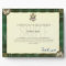 Green Antique Frame with Silver Your Photo Here