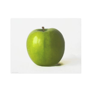 Green Apple 14x11 (35x27.5cm) wamecna Metal Print