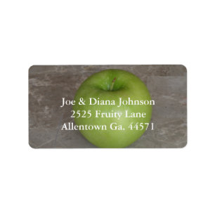 Green Apple Avery Address Label