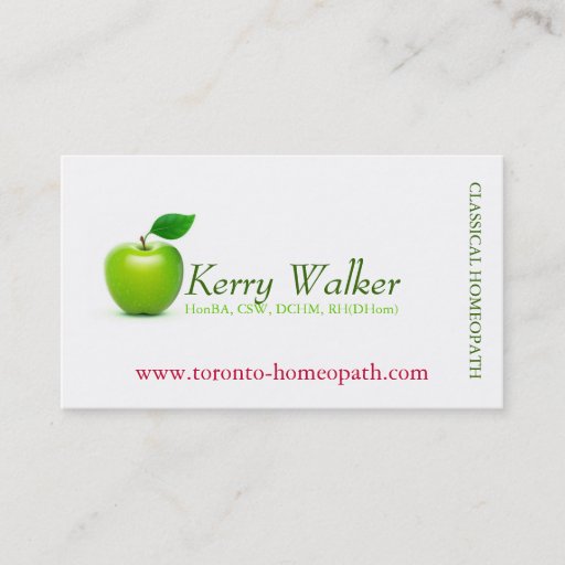 Customizable Green Apple Business Card Templates