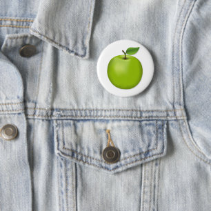 Green Apple  Button
