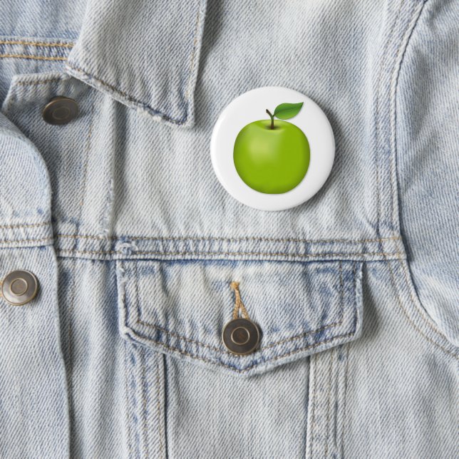 Green Apple  Button (In Situ)