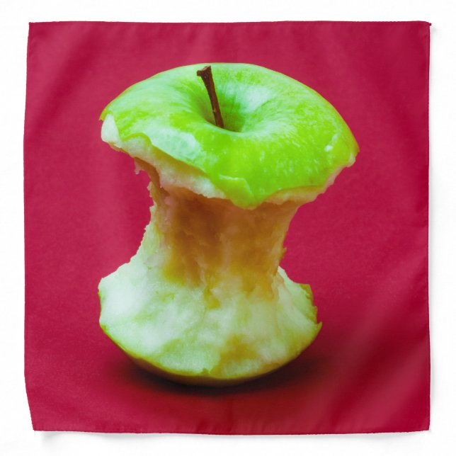 Green apple core bandana (Front)