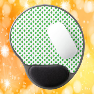 Green Apple Fruit Pattern Gel Mouse Pad
