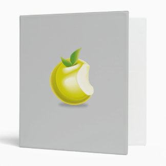 Green Apple Grey Binder
