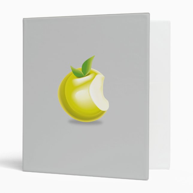Green Apple Grey Binder (Front/Inside)