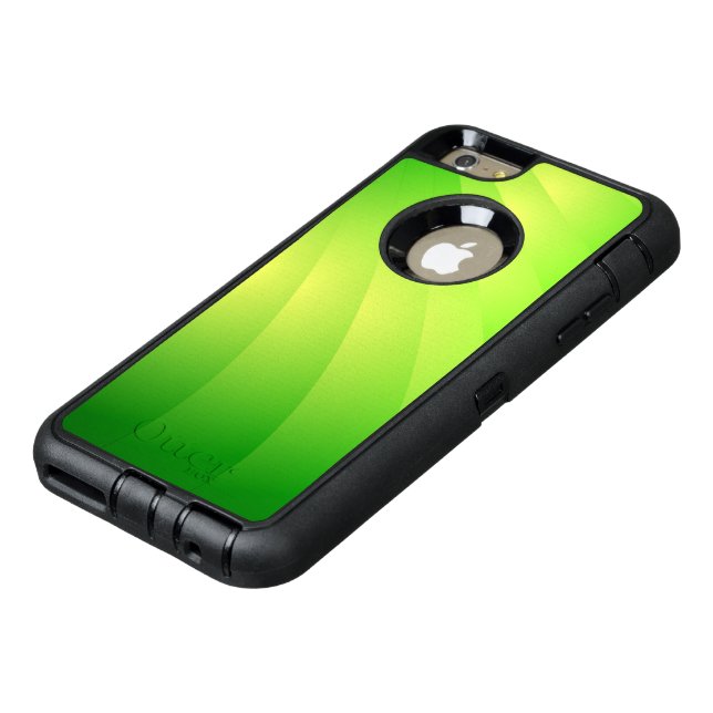 Green Apple iPhone 6 Plus Defender Series Case (Top)