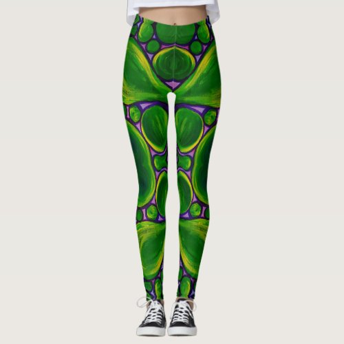 Green Apple Leggings