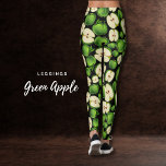 Green Apple  Leggings<br><div class="desc">These leggings are a great addition to your workout wardrobe. They are comfortable and stylish,  and the green apple print is sure to turn heads.</div>