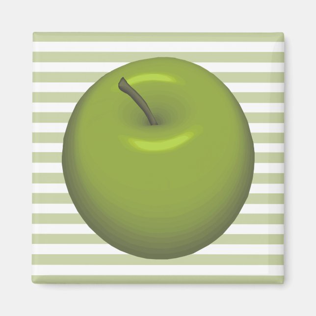 Green Apple Magnet (Front)