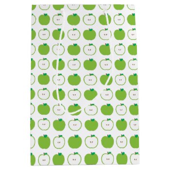 Green Apple Pattern Gift Bag by imaginarystory at Zazzle