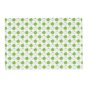Green Apple Pattern Laminated Placemat