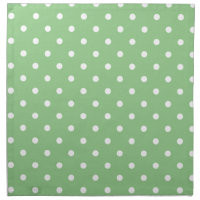 Green Apple Polka Dot Napkin