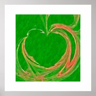 Green Apple Poster