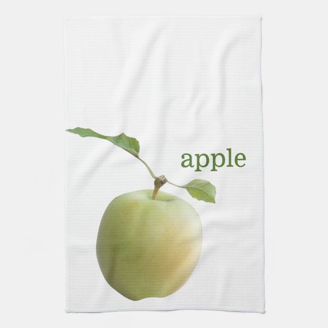 Green apple towel (Vertical)