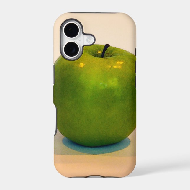Green Apple Trio Iphone Case (Back)