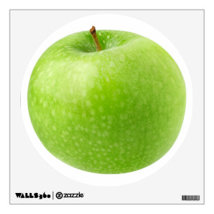 Green apple wall decal