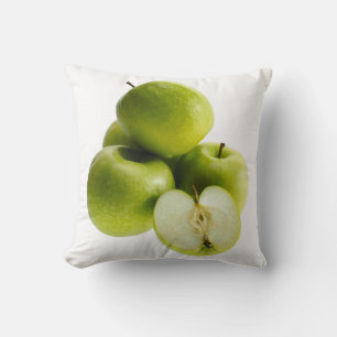 "Green Apples" Cute Photo. Buy Now Throw Pillow