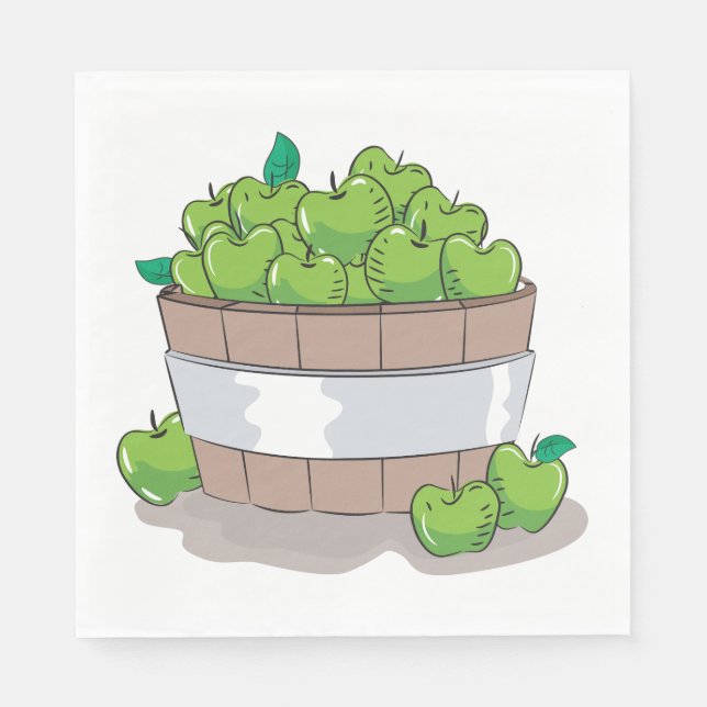 Green Apples Napkins (Front)