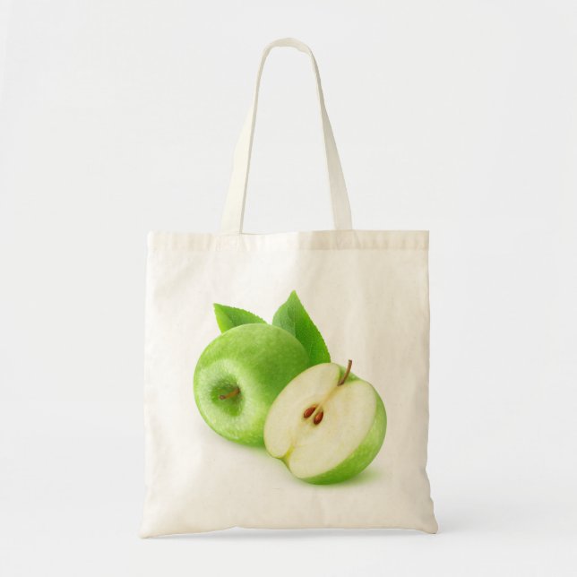 Green apples tote bag (Front)