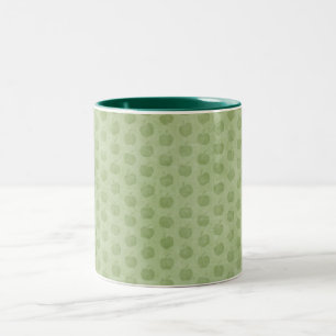 Green Apples Two-Tone Coffee Mug