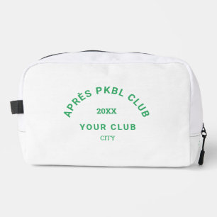 Green Après PKBL Club Crest Monogram Pickleball Dopp Kit