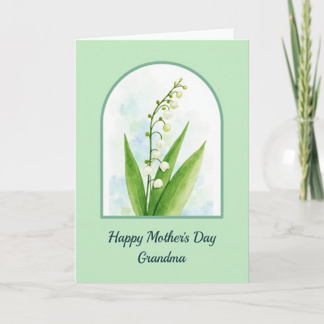 Green Arch Mothers Day Card (Front)