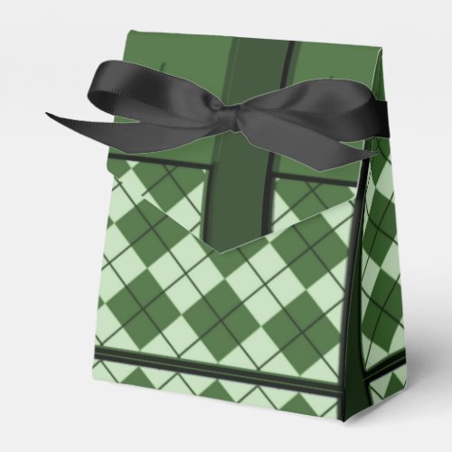 Green Argyle All Purpose gift box