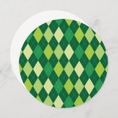 Green argyle pattern (Front/Back)