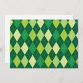 Green argyle pattern (Front/Back)