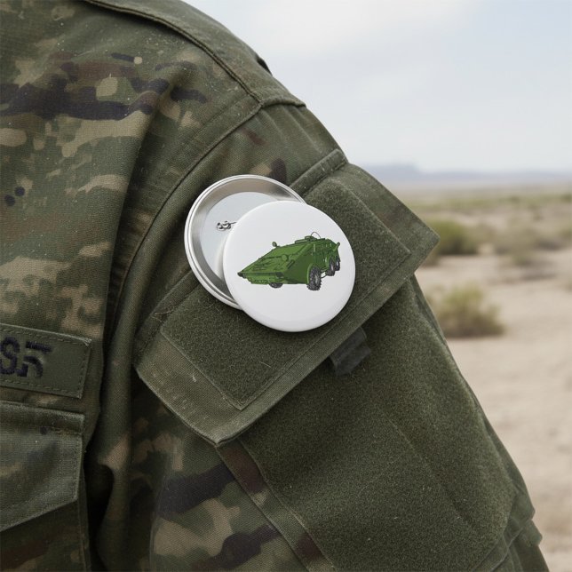 Green Armoured Military Vehicle Button (Creator Uploaded)